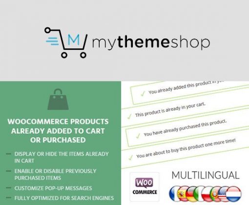 WooCommerce Products Already Added To Cart Or Purchased - MyThemeShop