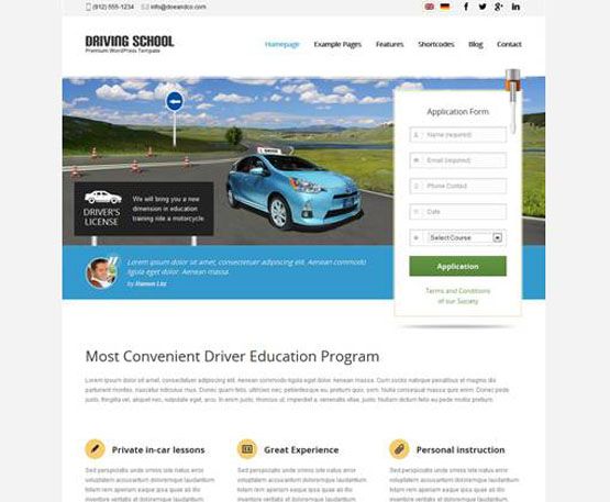 DrivingSchool-aitthemes Driving School - aitthemes