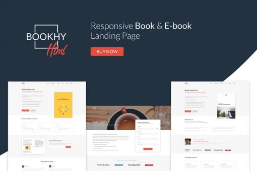Bookhy - The Perfect Landing Page, Book & Ebook.