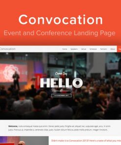 Convocation - Event and Conference Landing Page