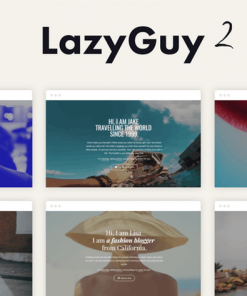 LazyGuy - Personal Landing Page Template