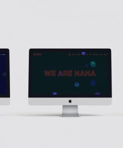 Nana – One-Pager With Animated Background