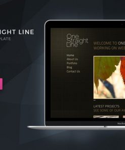 One Straight Line - Unique Portfolio Template