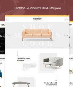 Shofstore - eCommerce HTML5 template
