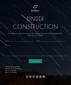 SimKors — Coming Soon & Maintenance Mode Template