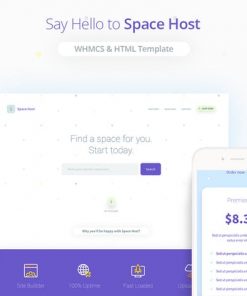 Space Host WHMCS & HTML Landing Page