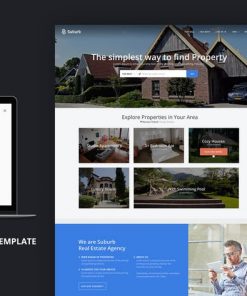 Suburb – Real Estate HTML template