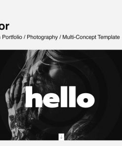 VICTOR - Creative Portfolio / Photography Template