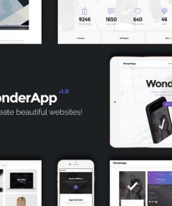 WonderApp | Responsive Multi-Purpose Landing Page
