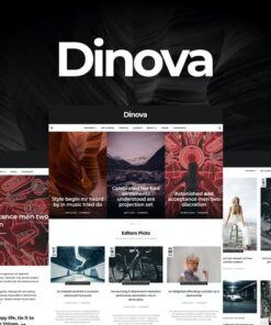 Dinova - Alternative Magazine Gutenberg Theme