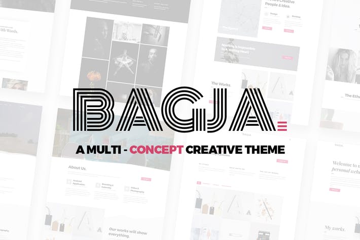 bagja-responsive-multi-concept-one-page-portfo-WWNUX4R.jpg Bagja - Responsive Multi Concept & One Page Portfo - Image 1