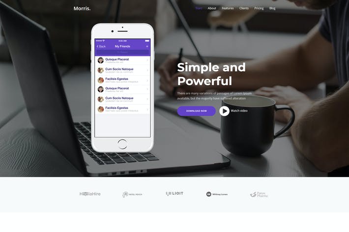 c91c2b9c-94bb-47d3-95f6-84fba21df4b3.jpeg Morris - WordPress App & Product Landing Page - Image 1
