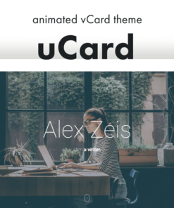 uCard - Animated vCard WordPress Theme