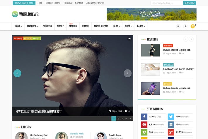 worldnews-magazine-rtl-responsive-wordpress-blog-W63K4CW.jpg WorldNews - Magazine RTL Responsive WordPress Blog - Image 1