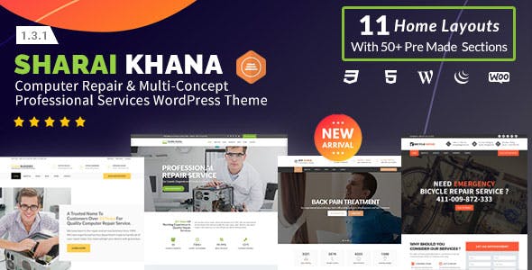 00_preview-23.jpg Sharai Khana - Computer Repair WordPress Theme - Image 1