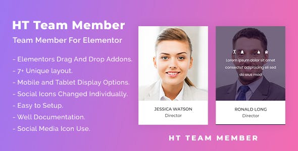 01-team-preview.jpg HT Team Member For Elementor - Image 1