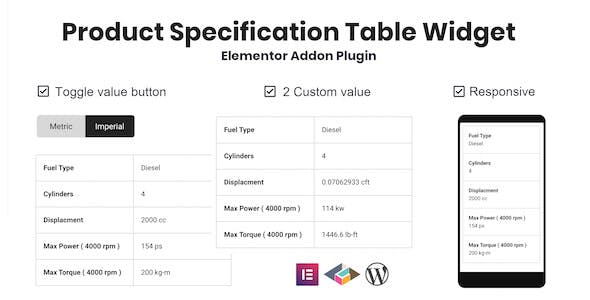 01_preview-3.jpg Product Specification Table Widget For Elementor - Image 1