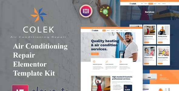 ColekKit-Cover-Image.jpg Colek - AC Repair Services Elementor Template Kit - Image 1