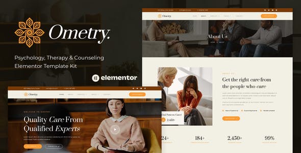 Cover-411.jpg Ometry - Psychology Therapy & Counseling Elementor Template Kit - Image 1