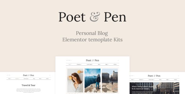 CoverImage-13.jpg Poet & Pen - Personal Blog Elementor Template Kit - Image 1