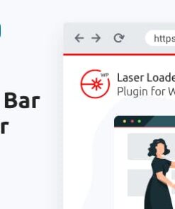 Laser Loader — Stylish Progress Bar Preloader