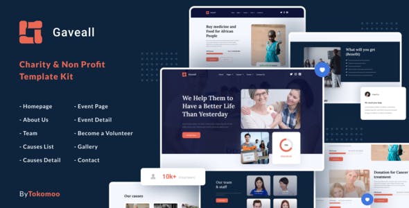 Gaveall-cover-image.jpg Gaveall - Charity Elementor Template Kit - Image 1