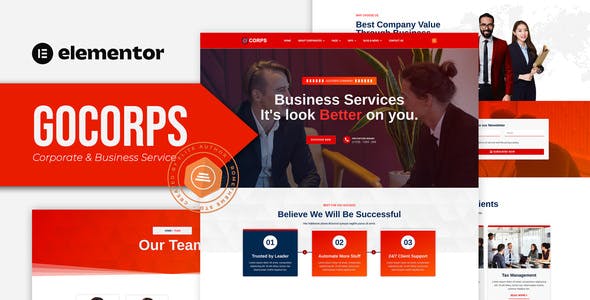 Gocorps-Coverimage.jpg Gocorps - Corporate & Business Service Elementor Kit - Image 1