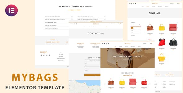 Mybag.jpg Mybags - Modern Commerce Elementor Template Kit - Image 1