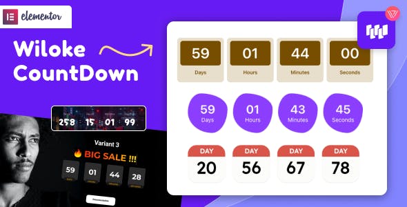 Preview590x300-11.jpg Wiloke Countdown Timer for Elementor - Image 1