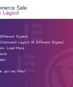 WooCommerce Sale Products Layout for Elementor