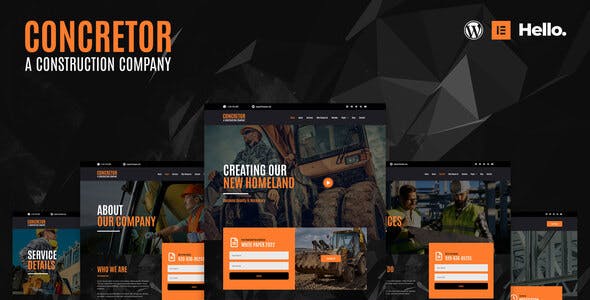 concretor_cover.jpg Concretor - Real Estate Construction Elementor Template Kit - Image 1