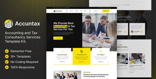 cover-131.jpg Accuntax – Accounting & Tax Consultancy Services Elementor Template Kit - Image 1