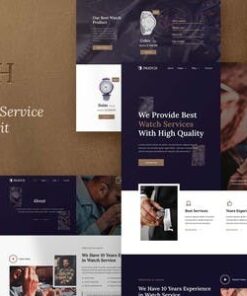 JWatch – Watch Store & Repair Service Elementor Template Kit