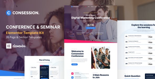 cover-218.jpg Consession - Conference & Seminar Elementor Template Kit - Image 1
