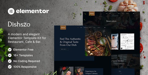 cover-511.jpg Dishszo – Restaurant & Cafe Elementor Template Kit - Image 1