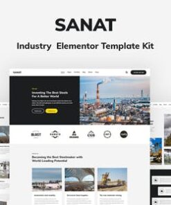 Sanat - Industry Elementor Template Kit