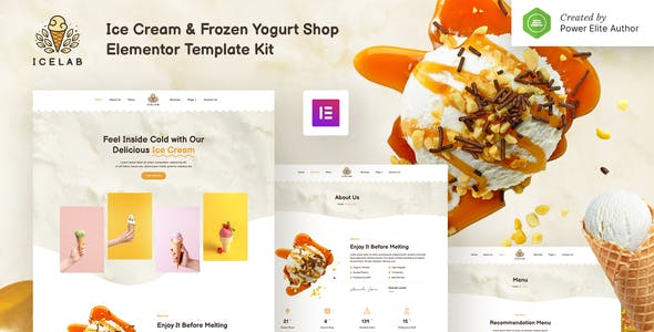 cover-94.jpg Icelab – Ice Cream & Frozen Yogurt Shop Elementor Template Kit - Image 1