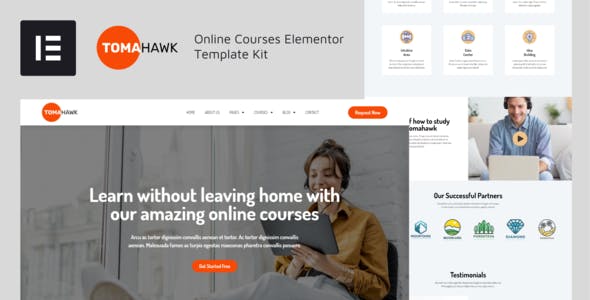 cover-tomahawk-template-kit-v2.jpg Tomahawk - Online Courses Elementor Template Kit - Image 1