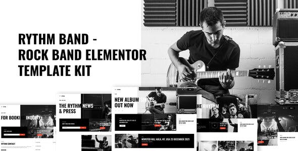 coverimage-15.jpg Rythm - Rock Band Elementor Template Kit - Image 1