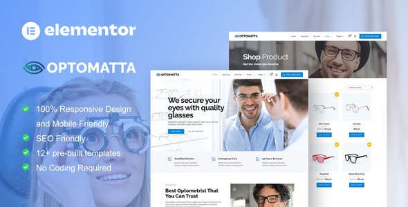 mainpreview-139.jpg Optomatta - Optician & Optical Store Elementor Pro Template Kit - Image 1