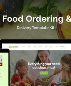 Gourmet - Food Ordering & Delivery Elementor Template Kit