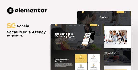 previewSoccia.jpg Soccia - Social Media Agency Elementor Template Kit - Image 1