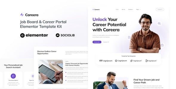 cover-102.jpg Careera - Job Board & Career Portal Elementor Template Kit - Image 1
