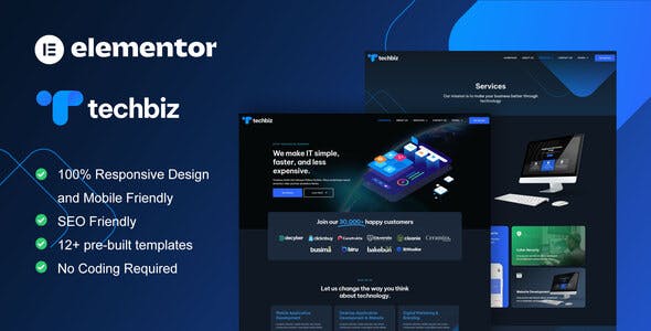 mainpreview-18.jpg TechBiz - Tech Company Elementor Pro Template Kit - Image 1