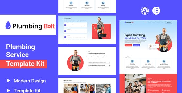 newcoverplumbingb.jpg Plumbing Bolt - Plumbing Services Elementor Template Kit - Image 1