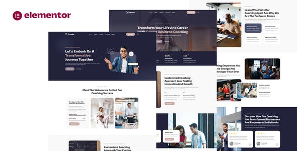 Trenda.jpg Trenda - Creative Business Coaching Elementor Template Kit - Image 1