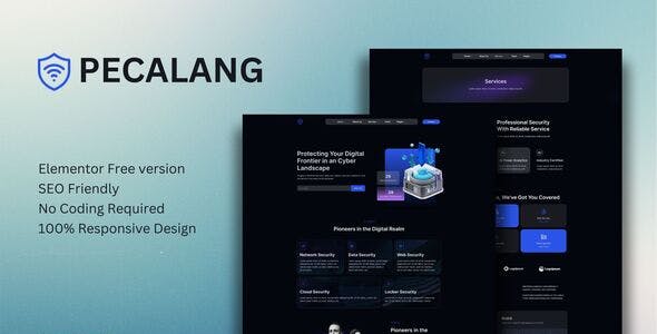 CoverimagePecalang-ElementorTemplateKit.jpg Pecalang – Cyber Security Services Elementor Template Kit - Image 1