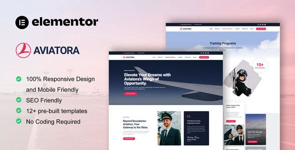 mainpreview-4.jpg Aviatora - Aviation & Flight School Elementor Pro Template Kit - Image 1