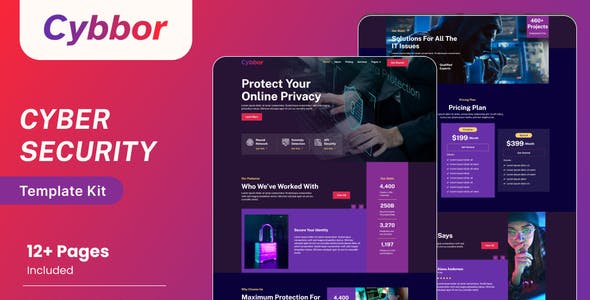 CoverPage-2.jpg Cybbor – Cyber Security Services Elementor Template Kit - Image 1