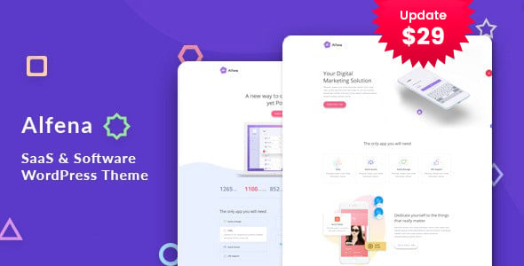 Alfena_preview.jpg Alfena - SaaS Startup WordPress Theme - Image 1